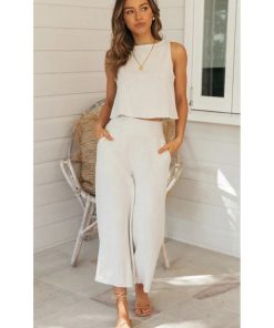 Cotton Linen 2 Piece Set DE6