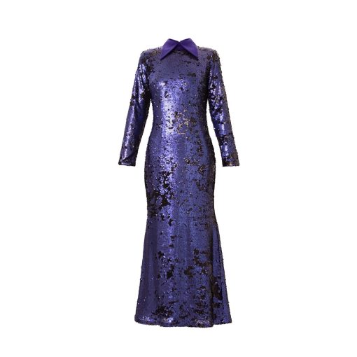 Sequin Party Maxi Dress DE9