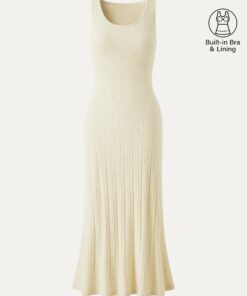 Alternative view of Pointelle U-Neck Maxi Bra Dress